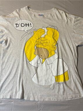 Vintage 1995 Simpsons Homer “D’OH” Vintage Graphic Tee